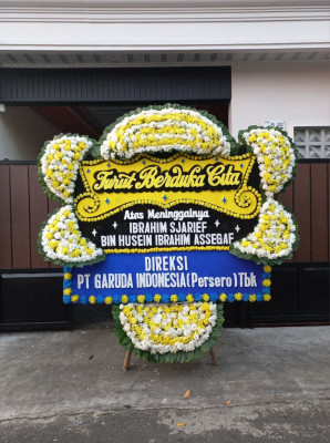 Papan Bunga Duka di Maleber