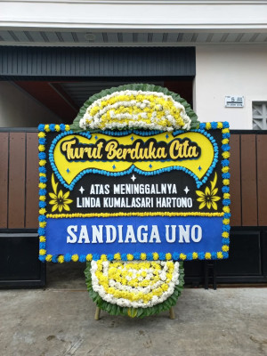 Papan Bunga Duka di Maleber